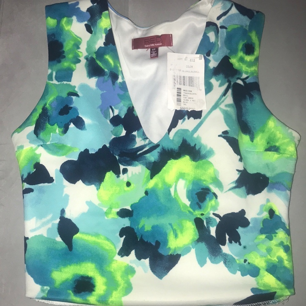 NWT Saks Fifth crop top